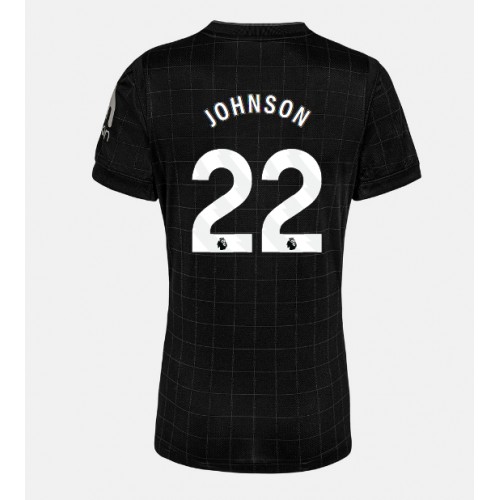 Stroje piłkarskie Tottenham Hotspur Brennan Johnson #22 Koszulka Wyjazdowej dla damskie 2025-26 Krótki Rękaw
